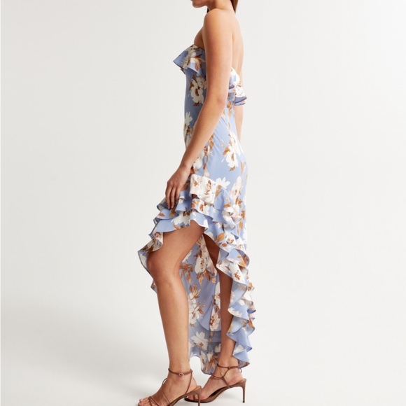 Abercrombie & Fitch Asymmetrical Ruffle Dress - Picture 4 of 5